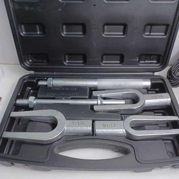 DURATECH 5-Piece Ball Joint Separator Set, Pickle Fork Tool Set, Tie Rod Removal - Picture 3 of 7